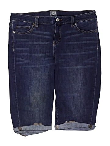 Soho JEANS NEW YORK & COMPANY Denim Shorts (view 1)