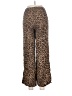 Subdued Animal Print Brown Casual Pants Size M - photo 2