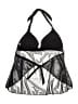 Unbranded Metallic Silver Swimsuit Top Size 4X - photo 2