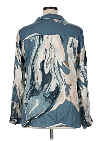 Lafayette 148 New York Long Sleeve Blouse (view 2)