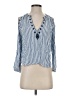 Forever 21 Blue 3/4 Sleeve Blouse Size S - photo 1