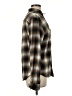 True Craft 100% Cotton Plaid Brown Long Sleeve Blouse Size M - photo 4
