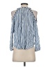 Forever 21 Blue 3/4 Sleeve Blouse Size S - photo 2