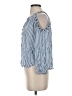 Forever 21 Blue 3/4 Sleeve Blouse Size S - photo 5
