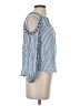 Forever 21 Blue 3/4 Sleeve Blouse Size S - photo 4