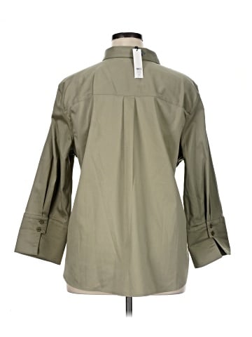 Chico's 3/4 Sleeve Button-Down Shirt (view 2)