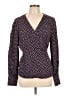 Boden 100% Viscose Purple Long Sleeve Blouse Size 12R - photo 1