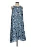 J.Jill 100% Polyester Blue Casual Dress Size S (petite) - photo 1
