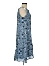 J.Jill 100% Polyester Blue Casual Dress Size S (petite) - photo 4