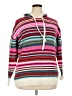 Lane Bryant Stripes Pink Pullover Sweater Size 18 - 20 Plus - photo 1