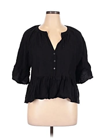 Treasure & Bond Short Sleeve Henley (view 1)