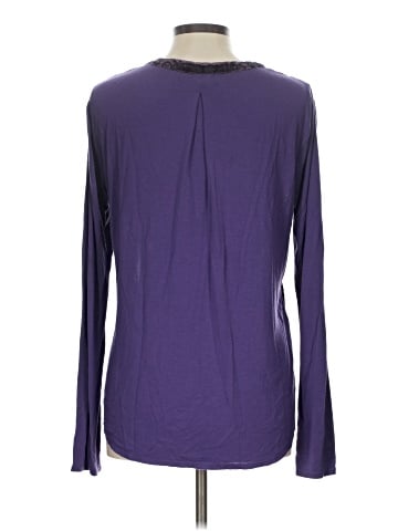 Hale Bob Long Sleeve Silk Top (view 2)