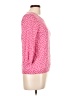 Ann Taylor Polka Dots Pink Pullover Sweater Size L - photo 4