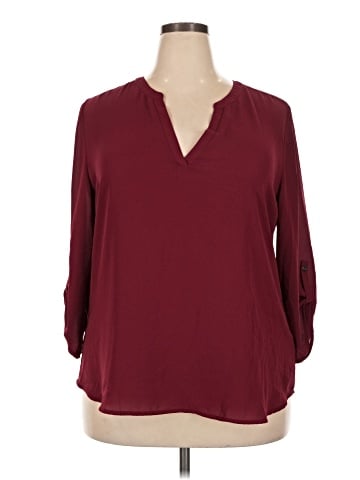 Maurices 3/4 Sleeve Blouse (view 1)