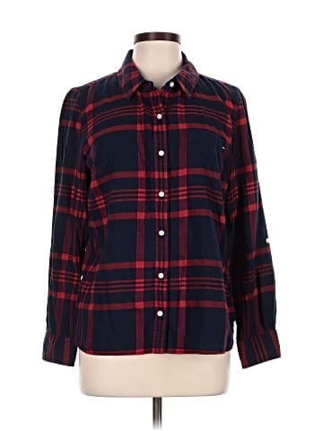 Tommy Hilfiger Long Sleeve Button-Down Shirt (view 1)