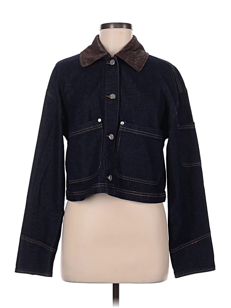 Pre-owned Avec Les Filles Denim Jacket In Blue
