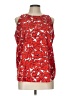 dalia Red Sleeveless Blouse Size L - photo 1