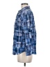 L.L.Bean 100% Cotton Plaid Blue Long Sleeve Button-Down Shirt Size M (petite) - photo 5