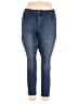 d.jeans Solid Blue Jeans Size 18 - photo 1