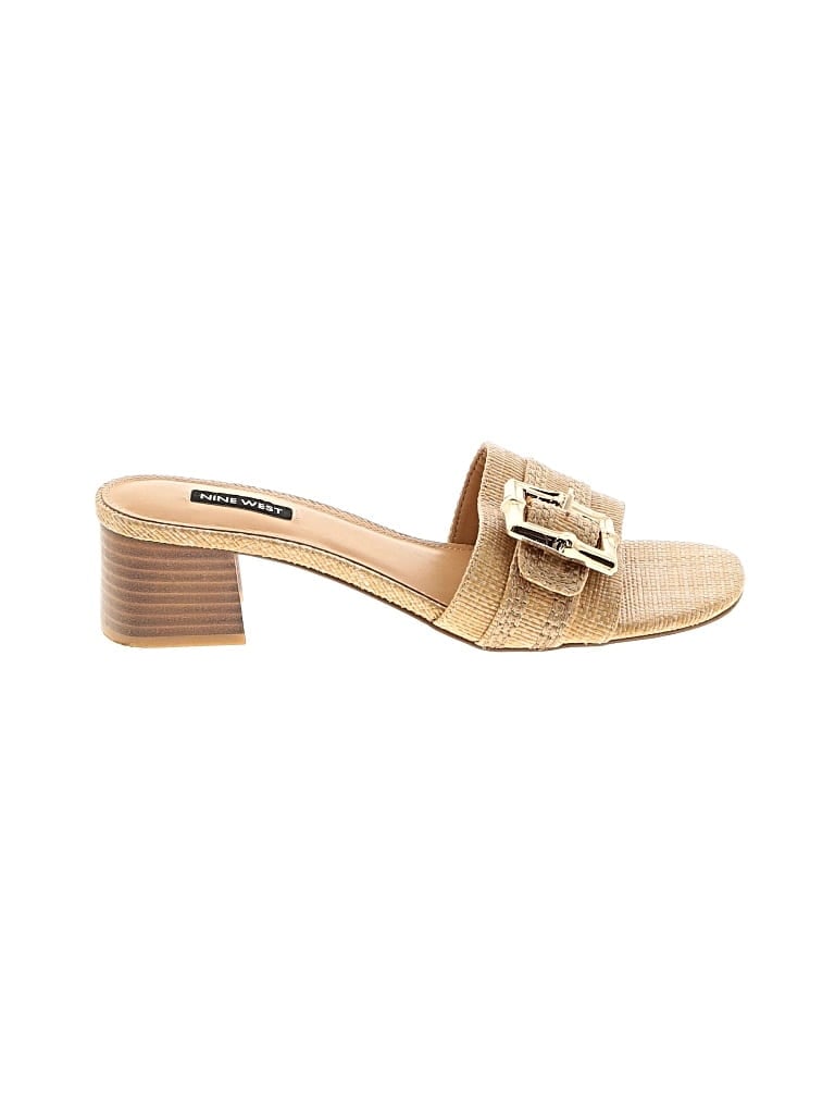 Pre-owned Nine West Sandals In Tan