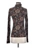 Peruvian Connection Brown Long Sleeve Turtleneck Size XS - photo 1