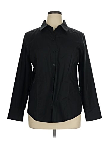 Chico's 3/4 Sleeve Button-Down Shirt (view 1)