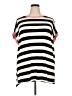 Lularoe Stripes Black Short Sleeve Top Size 2X - photo 1