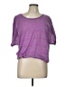 Mudd Purple Short Sleeve Top Size L - photo 1
