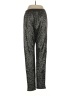 Otte 100% Polyester Metallic Silver Casual Pants Size S - photo 2