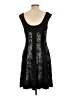 Connected Apparel Graphic Black Cocktail Dress Size 10 - photo 2