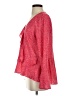 Parker 100% Polyester Red Long Sleeve Blouse Size S - photo 5