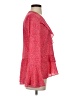 Parker 100% Polyester Red Long Sleeve Blouse Size S - photo 4