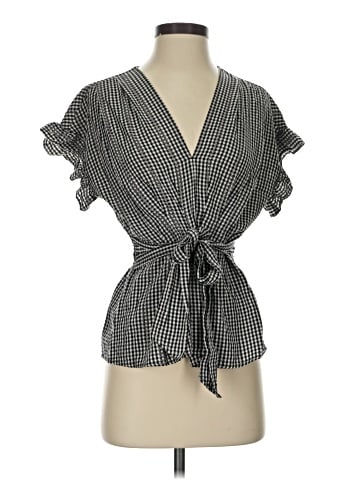 Max Studio Short Sleeve Blouse (view 1)