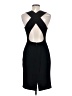 BCBGMAXAZRIA 100% Polyester Graphic Gray Cocktail Dress Size 8 - photo 2
