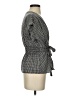 Max Studio Checkered-gingham White Black Short Sleeve Blouse Size S - photo 4