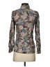 Koret Floral Gray Long Sleeve Blouse Size S - photo 2