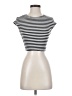 Zara Stripes Ivory Sleeveless T-Shirt Size S - photo 1