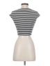 Zara Stripes Ivory Sleeveless T-Shirt Size S - photo 2