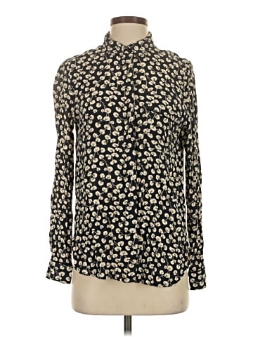 Ganni Long Sleeve Blouse (view 1)
