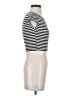Zara Stripes Ivory Sleeveless T-Shirt Size S - photo 4