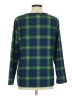 Blair Plaid Green Long Sleeve Henley Size M - photo 2