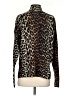 Ganni Animal Print Brown Wool Pullover Sweater Size Sm (1) - photo 2
