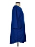 Eclair 100% Polyester Solid Blue Casual Dress Size S - photo 4