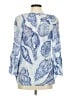 Lilly Pulitzer Blue 3/4 Sleeve Blouse Size M - photo 2