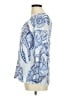 Lilly Pulitzer Blue 3/4 Sleeve Blouse Size M - photo 5