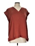 DKNY Brown Short Sleeve Top Size L (estimated) - photo 1