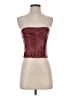 Edikted Burgundy Sleeveless Top Size S - photo 1