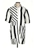 Maje Stripes Silver Short Sleeve Blouse Size Sm (1) - photo 1