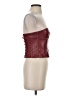Edikted Burgundy Sleeveless Top Size S - photo 4