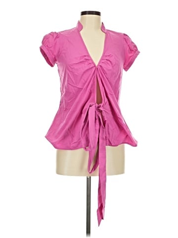Express Design Studio Short Sleeve Blouse (view 1)
